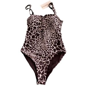 Snap a pic, One Piece Swimsuit and Black/White. Size S